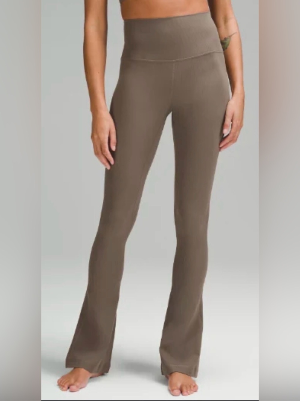 Lululemon Align High-Rise Ribbed Mini-Flared Pant - Nomad